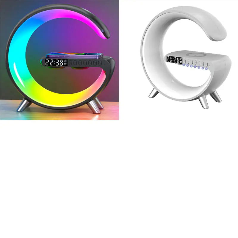 G Shaped LED Lamp, Bluetooth Speaker and Wireless Charger - Kart It Up   - G Shaped LED Lamp, Bluetooth Speaker and Wireless Charger - Kart It Up   - G Shaped LED Lamp, Bluetooth Speaker and Wireless Charger - Kart It Up   - G Shaped LED Lamp, Bluetooth Speaker and Wireless Charger - Kart It Up  - G Shaped LED Lamp, Bluetooth Speaker and Wireless Charger - Kart It Up  -  