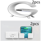 G Shaped LED Lamp, Bluetooth Speaker and Wireless Charger - Kart It Up   - G Shaped LED Lamp, Bluetooth Speaker and Wireless Charger - Kart It Up   - G Shaped LED Lamp, Bluetooth Speaker and Wireless Charger - Kart It Up  - G Shaped LED Lamp, Bluetooth Speaker and Wireless Charger - Kart It Up  -  