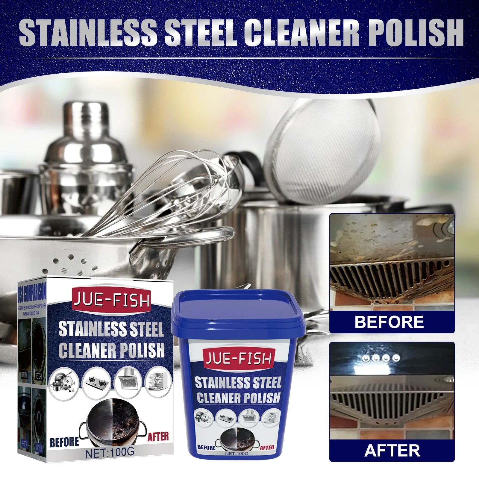High-Quality Stainless Steel Cleaner Polish Cream - Kart It Up   - High-Quality Stainless Steel Cleaner Polish Cream - Kart It Up   - High-Quality Stainless Steel Cleaner Polish Cream - Kart It Up   - High-Quality Stainless Steel Cleaner Polish Cream - Kart It Up  - High-Quality Stainless Steel Cleaner Polish Cream - Kart It Up  -  