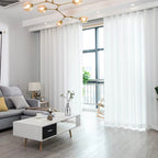 JIANIW Super Soft Luxurious Chiffon Solid White Sheer Curtain - Kart It Up   - JIANIW Super Soft Luxurious Chiffon Solid White Sheer Curtain - Kart It Up   - JIANIW Super Soft Luxurious Chiffon Solid White Sheer Curtain - Kart It Up   - JIANIW Super Soft Luxurious Chiffon Solid White Sheer Curtain - Kart It Up  - JIANIW Super Soft Luxurious Chiffon Solid White Sheer Curtain - Kart It Up  -  
