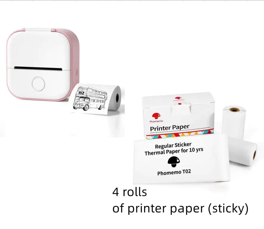 Portable Mini Thermal Label Printer - Kart It Up   - Portable Mini Thermal Label Printer - Kart It Up   -  - 