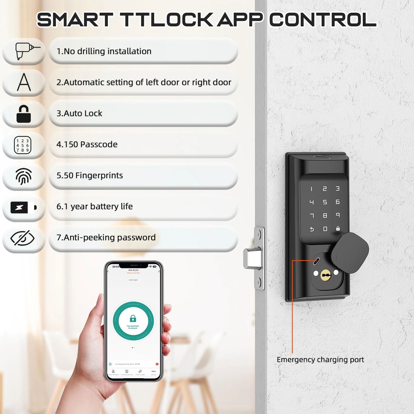Keyless Entry Door Lock with App Control - Kart It Up   - Keyless Entry Door Lock with App Control - Kart It Up   - Keyless Entry Door Lock with App Control - Kart It Up   - Keyless Entry Door Lock with App Control - Kart It Up  - Keyless Entry Door Lock with App Control - Kart It Up  -  
