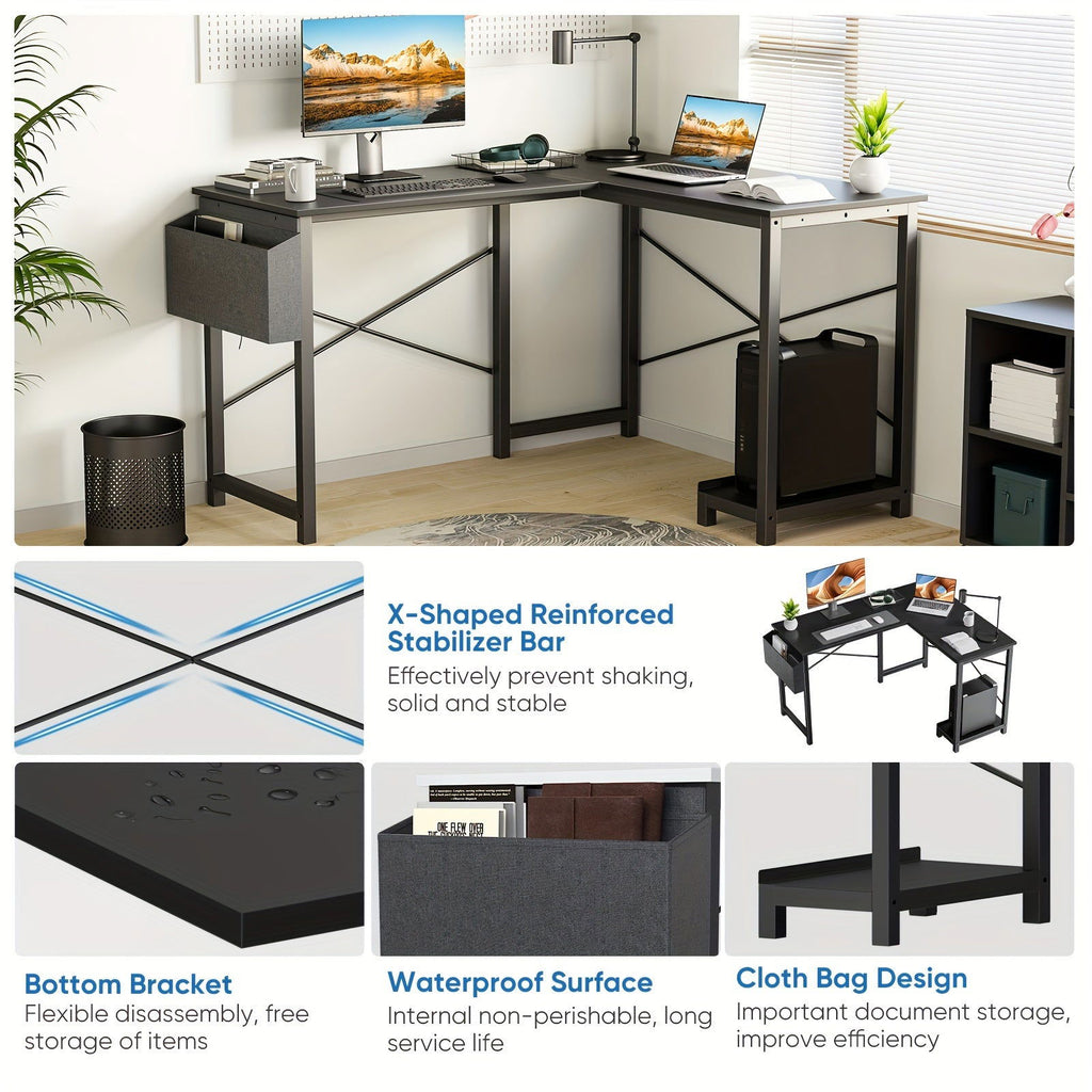 L Shaped, Computer Corner PC Sturdy Desk - Kart It Up   - L Shaped, Computer Corner PC Sturdy Desk - Kart It Up   - L Shaped, Computer Corner PC Sturdy Desk - Kart It Up   - L Shaped, Computer Corner PC Sturdy Desk - Kart It Up  - L Shaped, Computer Corner PC Sturdy Desk - Kart It Up  -  