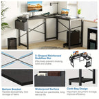 L Shaped, Computer Corner PC Sturdy Desk - Kart It Up   - L Shaped, Computer Corner PC Sturdy Desk - Kart It Up   - L Shaped, Computer Corner PC Sturdy Desk - Kart It Up   - L Shaped, Computer Corner PC Sturdy Desk - Kart It Up  - L Shaped, Computer Corner PC Sturdy Desk - Kart It Up  -  