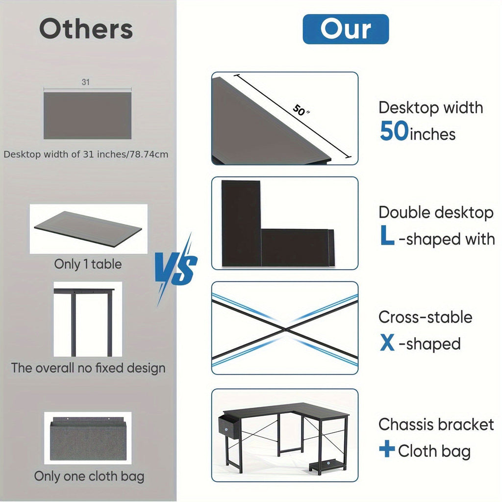 L Shaped, Computer Corner PC Sturdy Desk - Kart It Up   - L Shaped, Computer Corner PC Sturdy Desk - Kart It Up   - L Shaped, Computer Corner PC Sturdy Desk - Kart It Up   - L Shaped, Computer Corner PC Sturdy Desk - Kart It Up  - L Shaped, Computer Corner PC Sturdy Desk - Kart It Up  -  