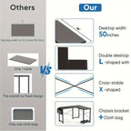 L Shaped, Computer Corner PC Sturdy Desk - Kart It Up   - L Shaped, Computer Corner PC Sturdy Desk - Kart It Up   - L Shaped, Computer Corner PC Sturdy Desk - Kart It Up   - L Shaped, Computer Corner PC Sturdy Desk - Kart It Up  - L Shaped, Computer Corner PC Sturdy Desk - Kart It Up  -  