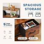 Media Console Table with 5 Fabric Drawer TV Stand Dresser - Kart It Up   - Media Console Table with 5 Fabric Drawer TV Stand Dresser - Kart It Up   - Media Console Table with 5 Fabric Drawer TV Stand Dresser - Kart It Up   - Media Console Table with 5 Fabric Drawer TV Stand Dresser - Kart It Up  - Media Console Table with 5 Fabric Drawer TV Stand Dresser - Kart It Up  -  