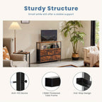 Media Console Table with 5 Fabric Drawer TV Stand Dresser - Kart It Up   - Media Console Table with 5 Fabric Drawer TV Stand Dresser - Kart It Up   - Media Console Table with 5 Fabric Drawer TV Stand Dresser - Kart It Up   - Media Console Table with 5 Fabric Drawer TV Stand Dresser - Kart It Up  - Media Console Table with 5 Fabric Drawer TV Stand Dresser - Kart It Up  -  