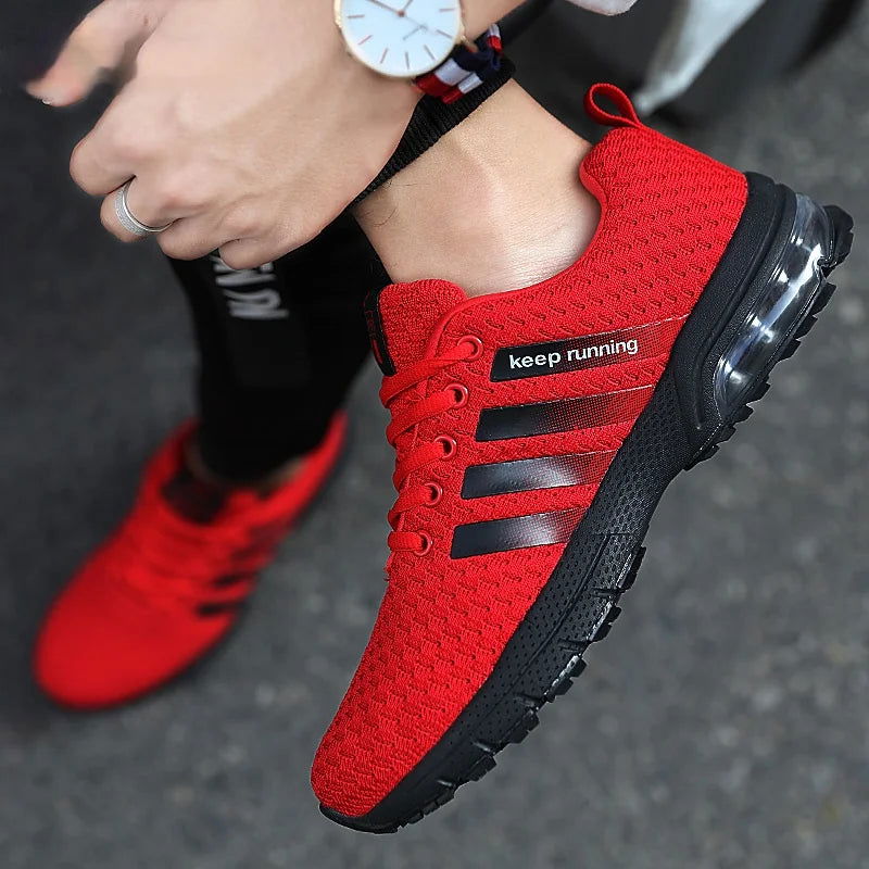 Mens Gym Shoes Running Blue Shoes Men Tenis Shoes Masculino Adulto Tenis Masculino - Kart It Up   -  