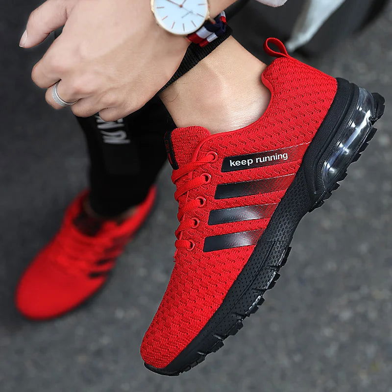Mens Gym Shoes Running Blue Shoes Men Tenis Shoes Masculino Adulto Tenis Masculino - Kart It Up   -  