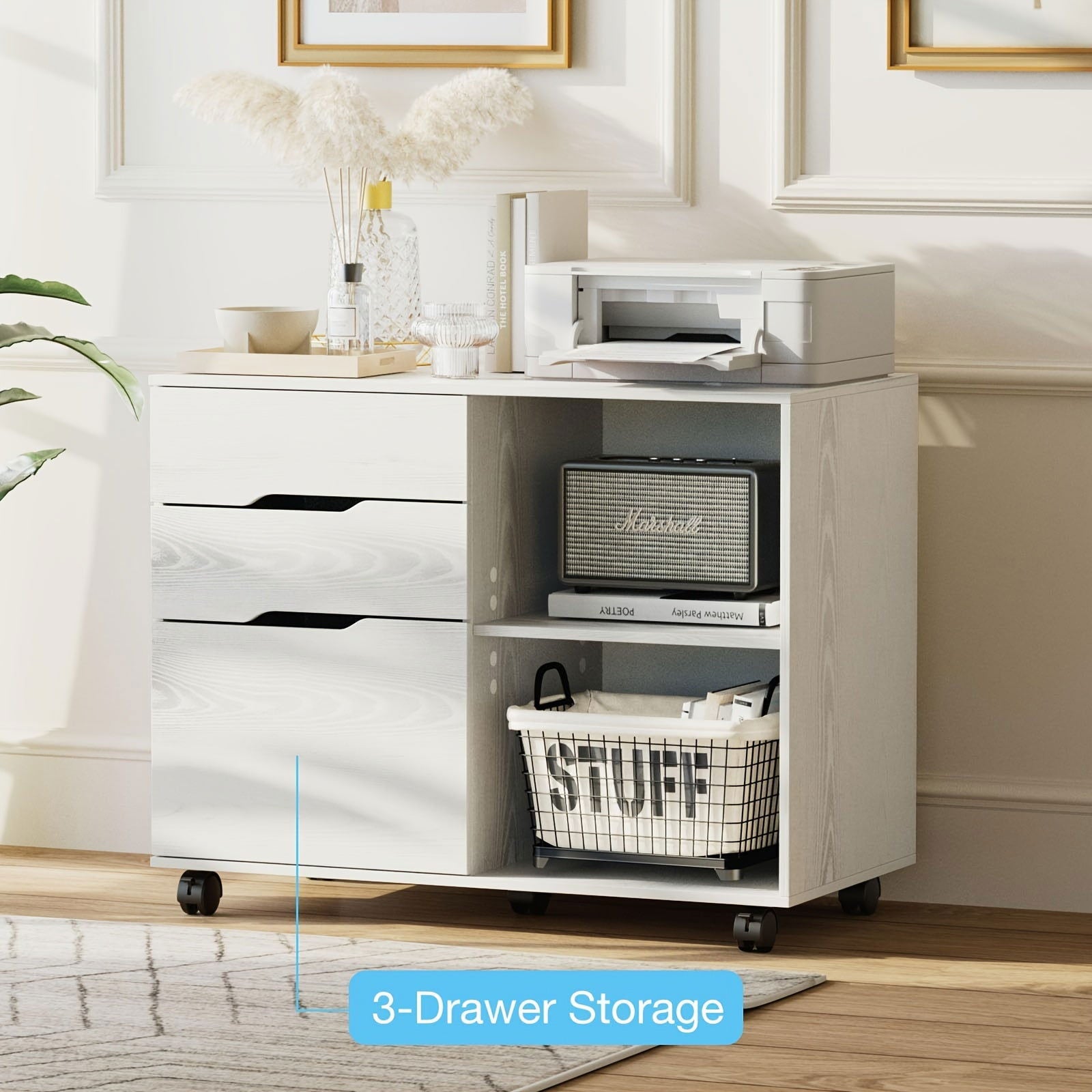 Mobile 3-drawer File Cabinet And Printer Stand - Kart It Up   - Mobile 3-drawer File Cabinet And Printer Stand - Kart It Up   - Mobile 3-drawer File Cabinet And Printer Stand - Kart It Up   - Mobile 3-drawer File Cabinet And Printer Stand - Kart It Up  - Mobile 3-drawer File Cabinet And Printer Stand - Kart It Up  -  
