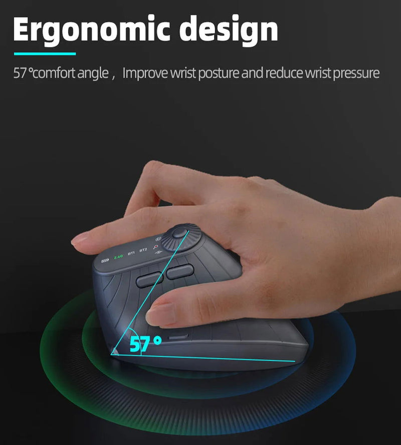 Multi-Device Vertical Ergonomic Mouse - Kart It Up   - Multi-Device Vertical Ergonomic Mouse - Kart It Up   - Multi-Device Vertical Ergonomic Mouse - Kart It Up   - Multi-Device Vertical Ergonomic Mouse - Kart It Up  - Multi-Device Vertical Ergonomic Mouse - Kart It Up  -  