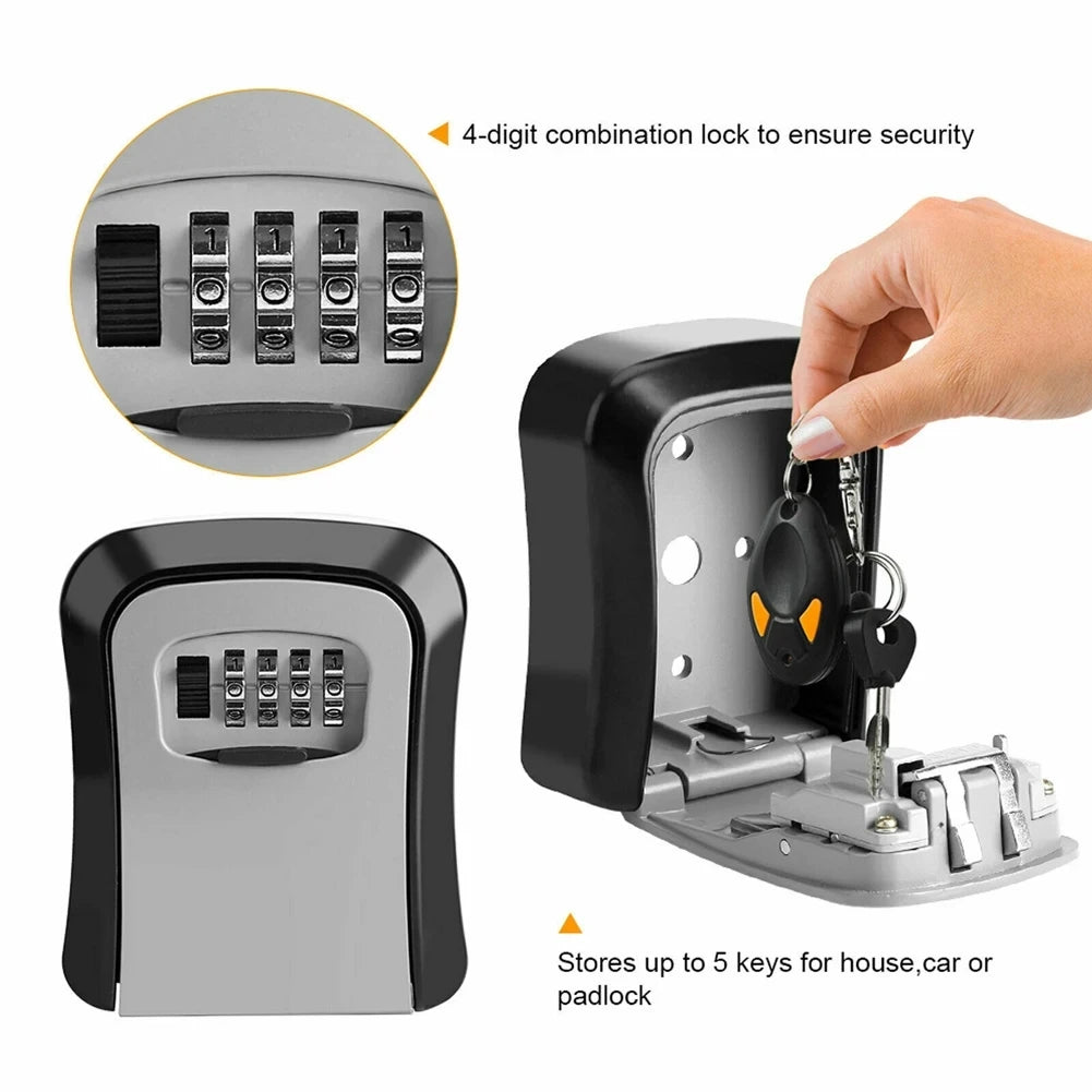 New Wall Mount Key Lock Box 4 Digit Password Code Security Lock - Kart It Up   - New Wall Mount Key Lock Box 4 Digit Password Code Security Lock - Kart It Up   - New Wall Mount Key Lock Box 4 Digit Password Code Security Lock - Kart It Up   - New Wall Mount Key Lock Box 4 Digit Password Code Security Lock - Kart It Up   - New Wall Mount Key Lock Box 4 Digit Password Code Security Lock - Kart It Up  - New Wall Mount Key Lock Box 4 Digit Password Code Security Lock - Kart It Up  - 