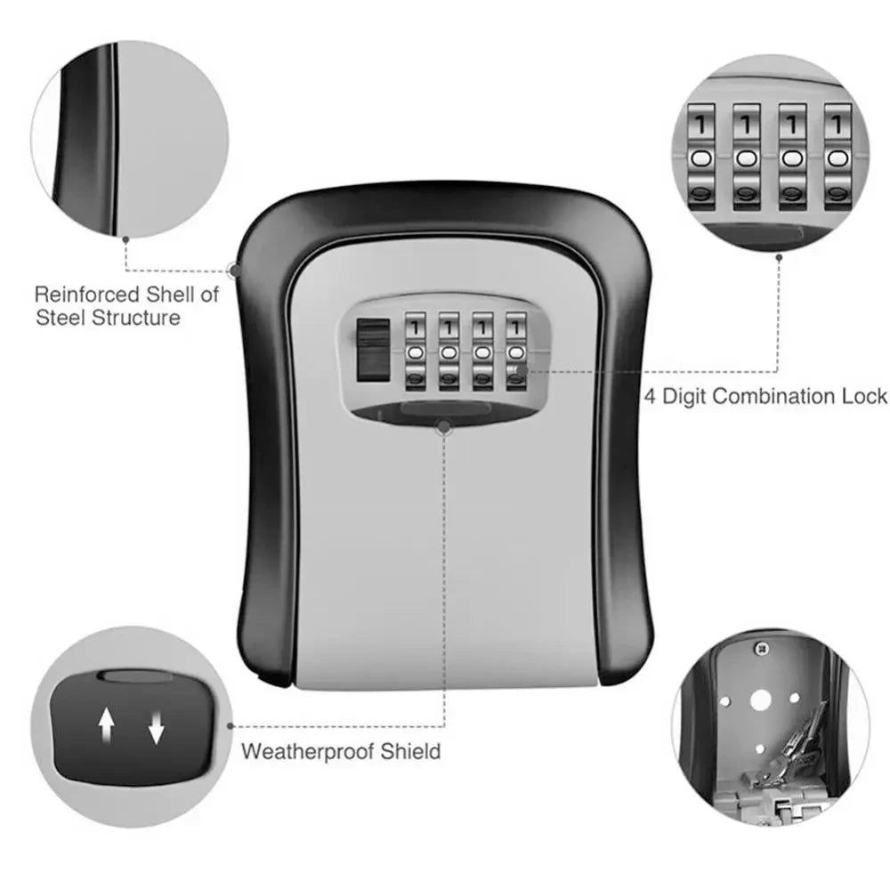 New Wall Mount Key Lock Box 4 Digit Password Code Security Lock - Kart It Up   - New Wall Mount Key Lock Box 4 Digit Password Code Security Lock - Kart It Up   - New Wall Mount Key Lock Box 4 Digit Password Code Security Lock - Kart It Up   - New Wall Mount Key Lock Box 4 Digit Password Code Security Lock - Kart It Up   - New Wall Mount Key Lock Box 4 Digit Password Code Security Lock - Kart It Up  - New Wall Mount Key Lock Box 4 Digit Password Code Security Lock - Kart It Up  -  