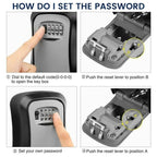 New Wall Mount Key Lock Box 4 Digit Password Code Security Lock - Kart It Up   - New Wall Mount Key Lock Box 4 Digit Password Code Security Lock - Kart It Up   - New Wall Mount Key Lock Box 4 Digit Password Code Security Lock - Kart It Up   - New Wall Mount Key Lock Box 4 Digit Password Code Security Lock - Kart It Up  - New Wall Mount Key Lock Box 4 Digit Password Code Security Lock - Kart It Up  -  