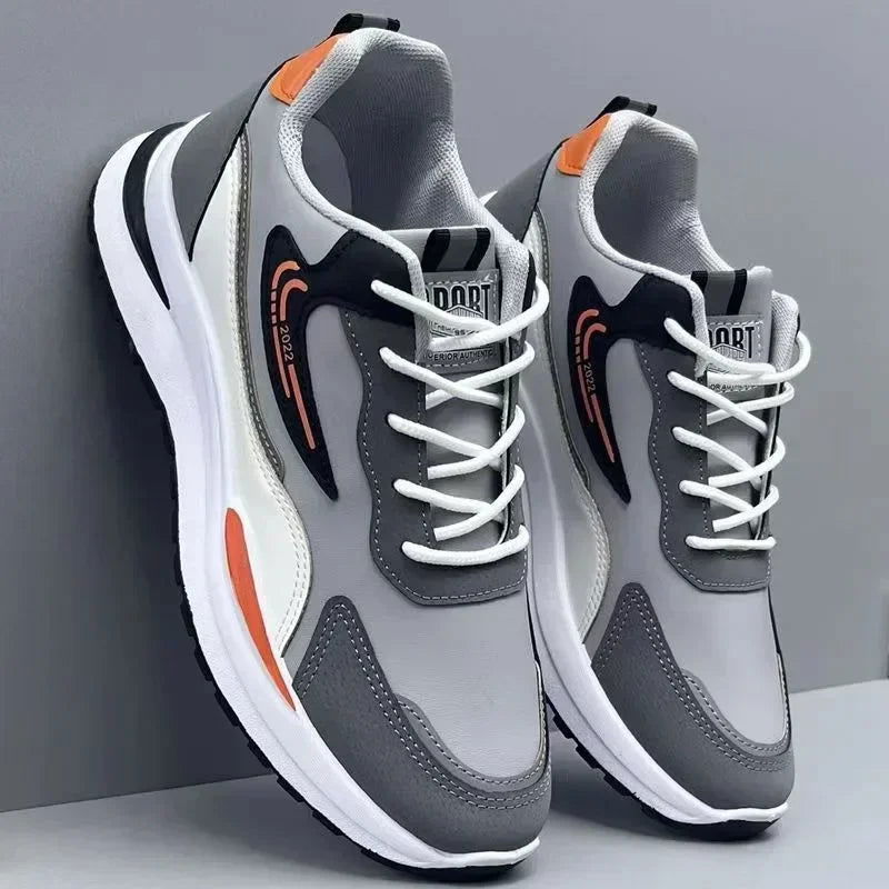 Outdoor Running Tennis Shoes Warm Lace-up Non-slip Male Sneakers - Kart It Up   -  