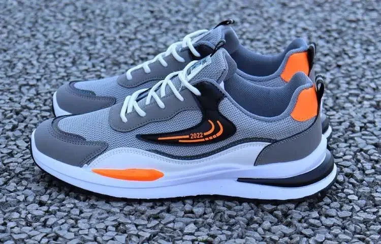 Outdoor Running Tennis Shoes Warm Lace-up Non-slip Male Sneakers - Kart It Up   -  
