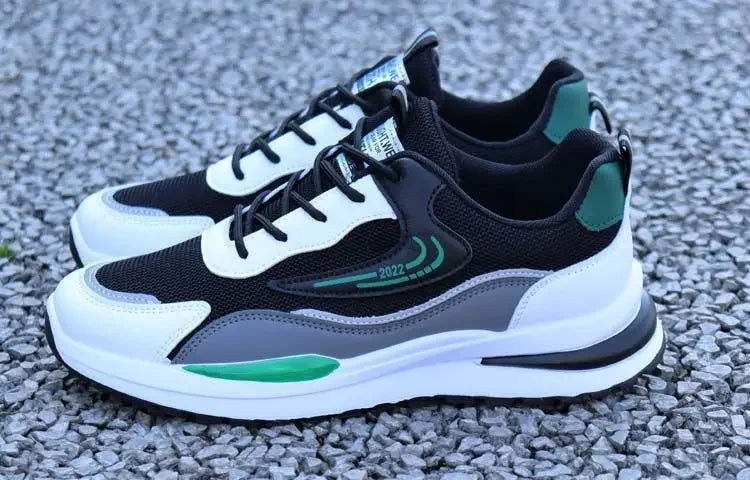 Outdoor Running Tennis Shoes Warm Lace-up Non-slip Male Sneakers - Kart It Up   -  