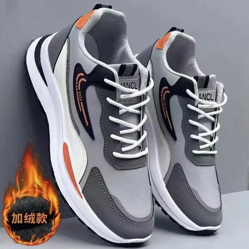 Outdoor Running Tennis Shoes Warm Lace-up Non-slip Male Sneakers - Kart It Up   - 41280845447255|41280845480023|41280845512791|41280845545559|41280845578327|41280845611095|41280845643863 