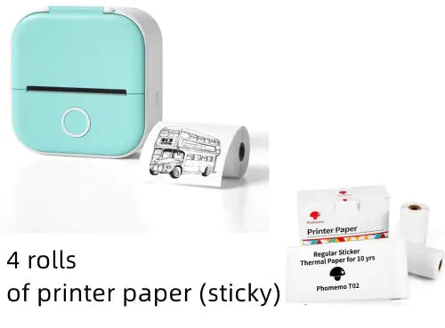 Portable Mini Thermal Label Printer - Kart It Up   - Portable Mini Thermal Label Printer - Kart It Up   - Portable Mini Thermal Label Printer - Kart It Up   -  - 