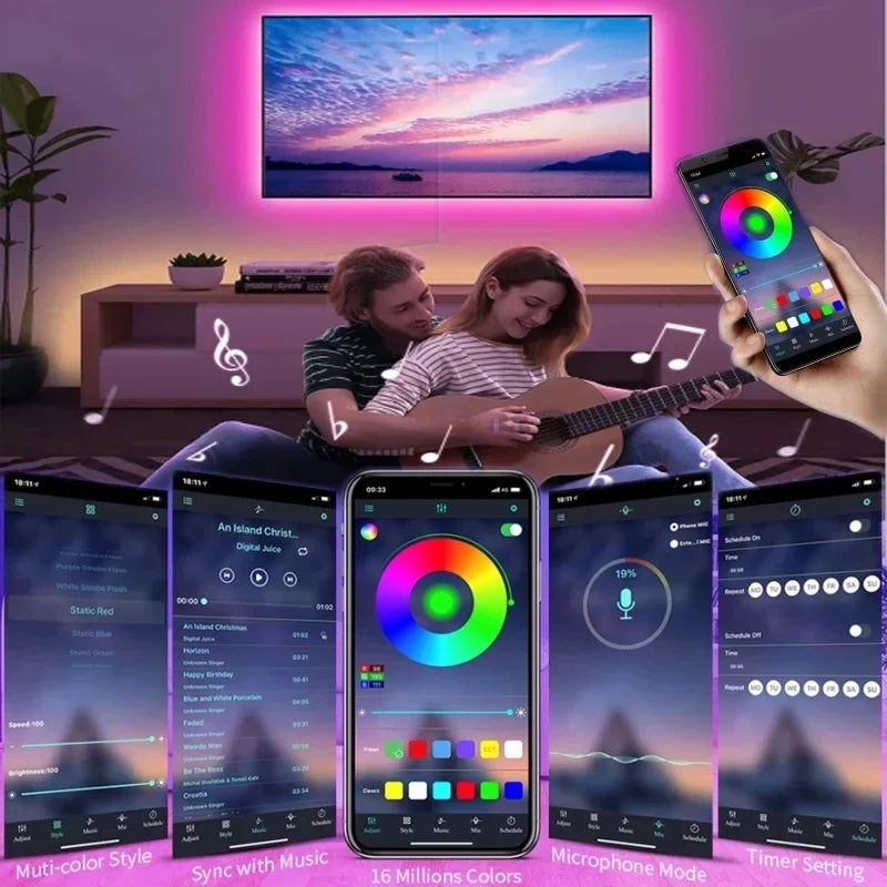 RGB 5050 LED Strip Lights Music Sync USB 5V Remote Control - Kart It Up   - RGB 5050 LED Strip Lights Music Sync USB 5V Remote Control - Kart It Up   - RGB 5050 LED Strip Lights Music Sync USB 5V Remote Control - Kart It Up   - RGB 5050 LED Strip Lights Music Sync USB 5V Remote Control - Kart It Up   - RGB 5050 LED Strip Lights Music Sync USB 5V Remote Control - Kart It Up  - RGB 5050 LED Strip Lights Music Sync USB 5V Remote Control - Kart It Up  -  