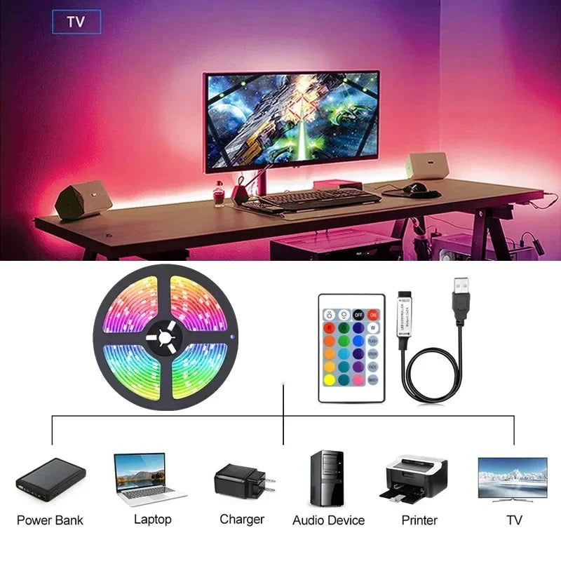 RGB 5050 LED Strip Lights Music Sync USB 5V Remote Control - Kart It Up   - RGB 5050 LED Strip Lights Music Sync USB 5V Remote Control - Kart It Up   - RGB 5050 LED Strip Lights Music Sync USB 5V Remote Control - Kart It Up   - RGB 5050 LED Strip Lights Music Sync USB 5V Remote Control - Kart It Up   - RGB 5050 LED Strip Lights Music Sync USB 5V Remote Control - Kart It Up  - RGB 5050 LED Strip Lights Music Sync USB 5V Remote Control - Kart It Up  -  