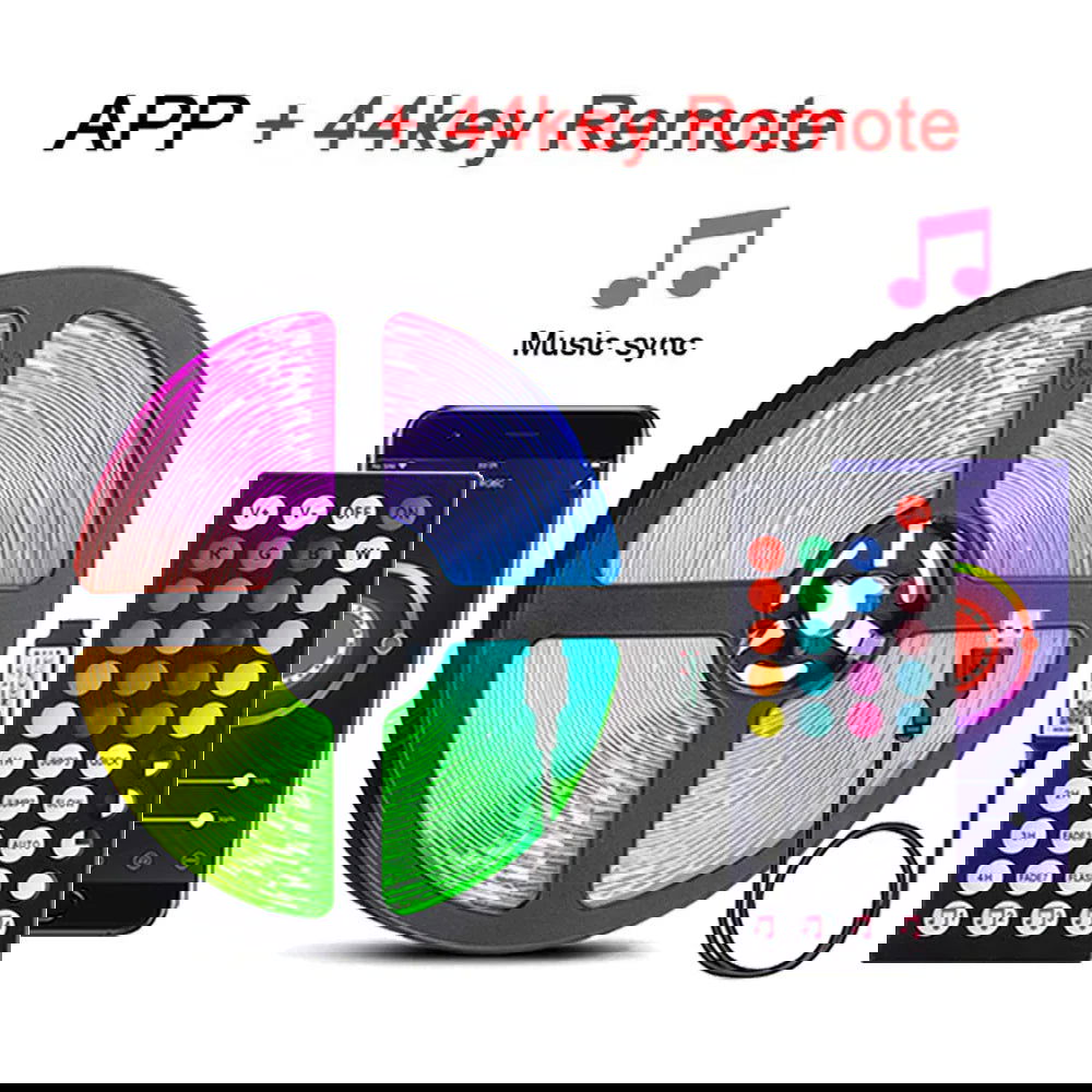 RGB 5050 LED Strip Lights Music Sync USB 5V Remote Control - Kart It Up   - RGB 5050 LED Strip Lights Music Sync USB 5V Remote Control - Kart It Up   - RGB 5050 LED Strip Lights Music Sync USB 5V Remote Control - Kart It Up   - RGB 5050 LED Strip Lights Music Sync USB 5V Remote Control - Kart It Up   - RGB 5050 LED Strip Lights Music Sync USB 5V Remote Control - Kart It Up  - RGB 5050 LED Strip Lights Music Sync USB 5V Remote Control - Kart It Up  -  - 