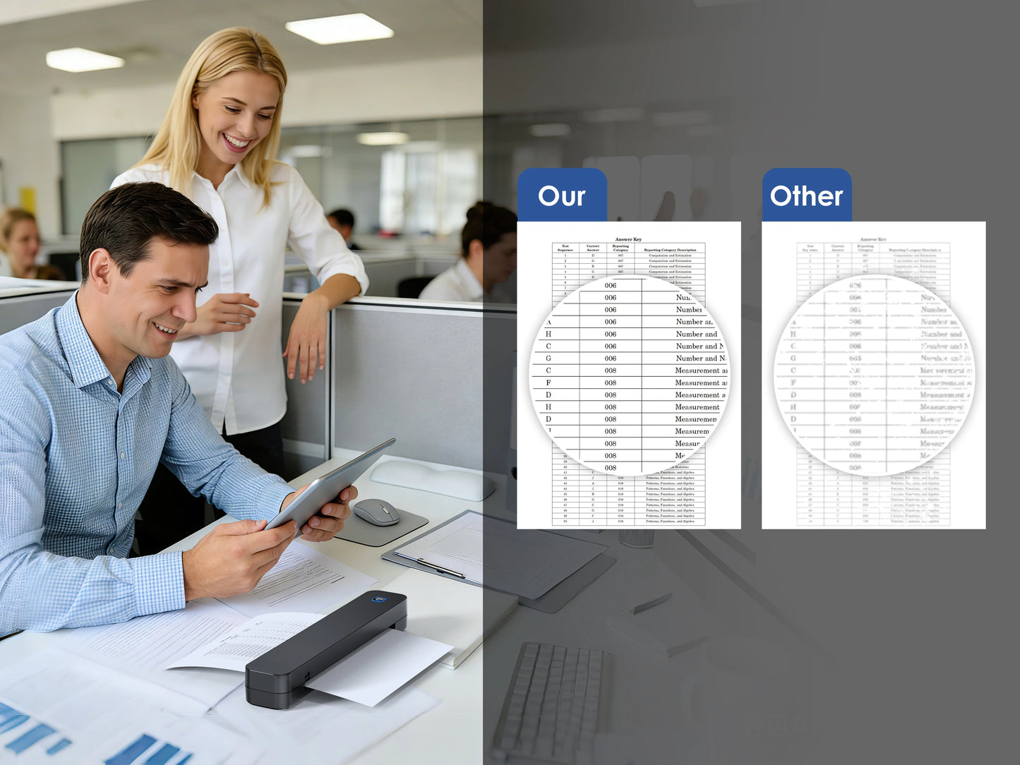 Mini Portable A4 Thermal Printer — Inkless HD for Photos & Documents
