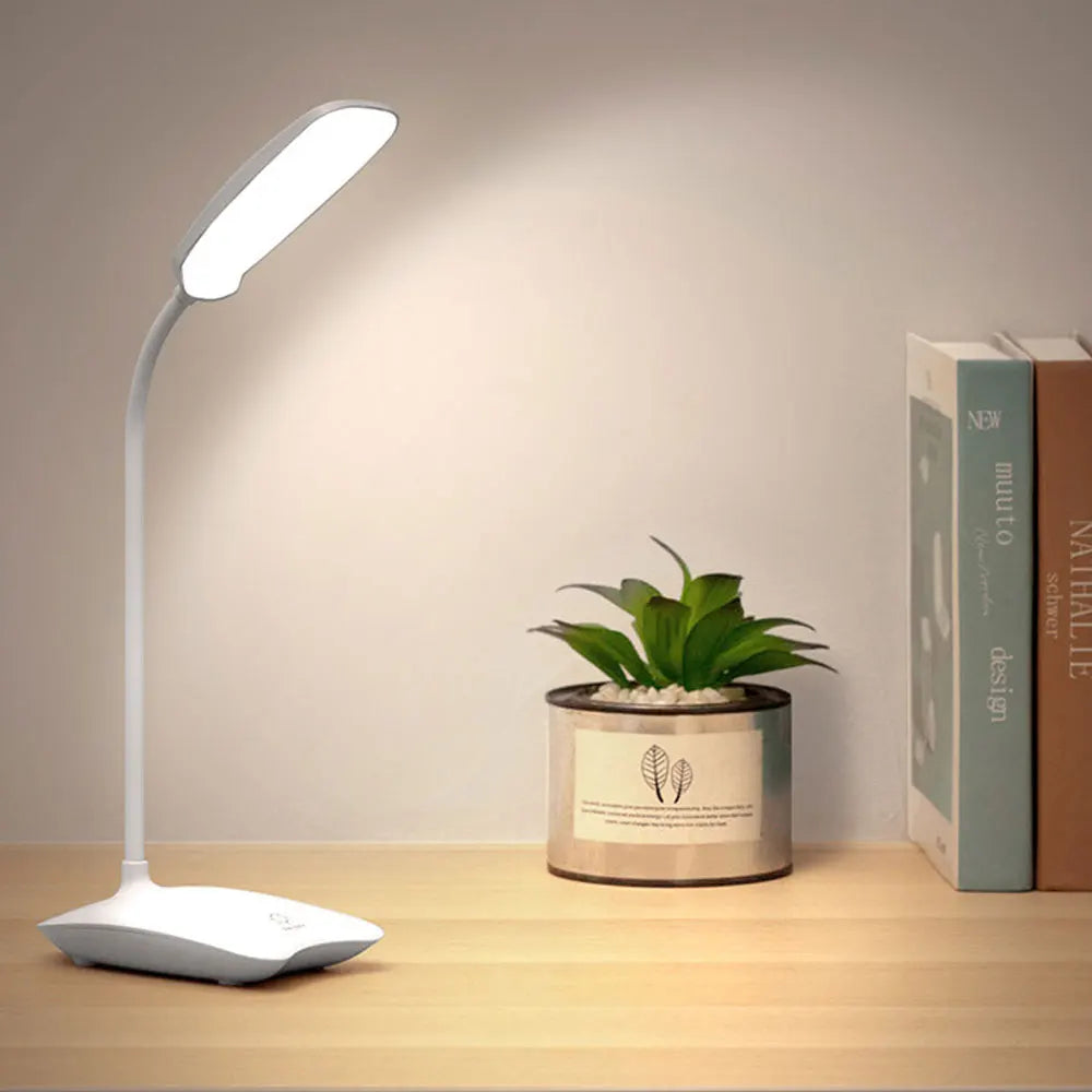 Multifunctional Portable LED Foldable Desk Lamp with USB Power Source for Nightlight Table Light, Adjustable Brightness and Fold
