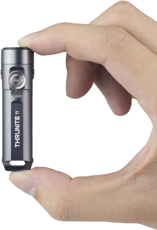 USB-C Keychain Flashlight — 650 Lumens EDC Pocket Light, Cool White