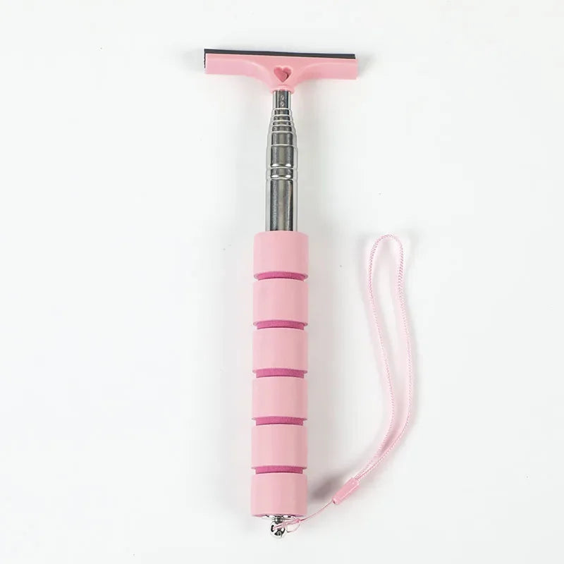 Telescopic Car Mirror & Window Cleaning Tool — Mist Wiper Brush