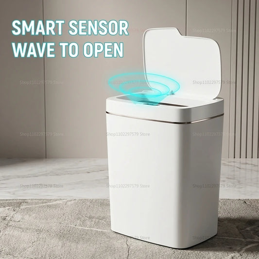 15L Smart Sensor Trash Can — Touchless Bin for Kitchen & Bathroom