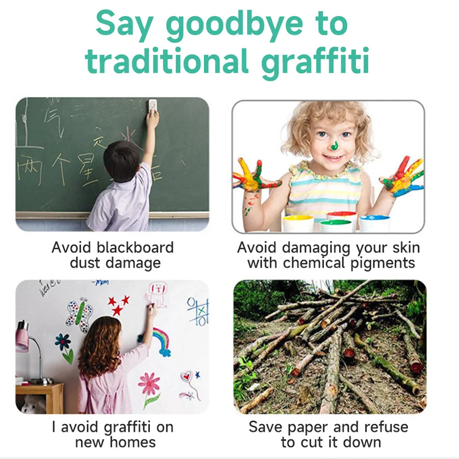 3 pieces of 6.5 inch LCD writing board, drawing board, children's graffiti drawing board, handwriting blackboard, children's toy