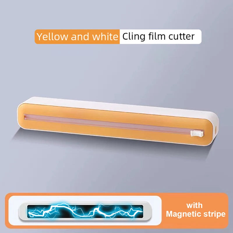 Magnetic Wrap & Foil Dispenser with Cutter — Kitchen Storage Box
