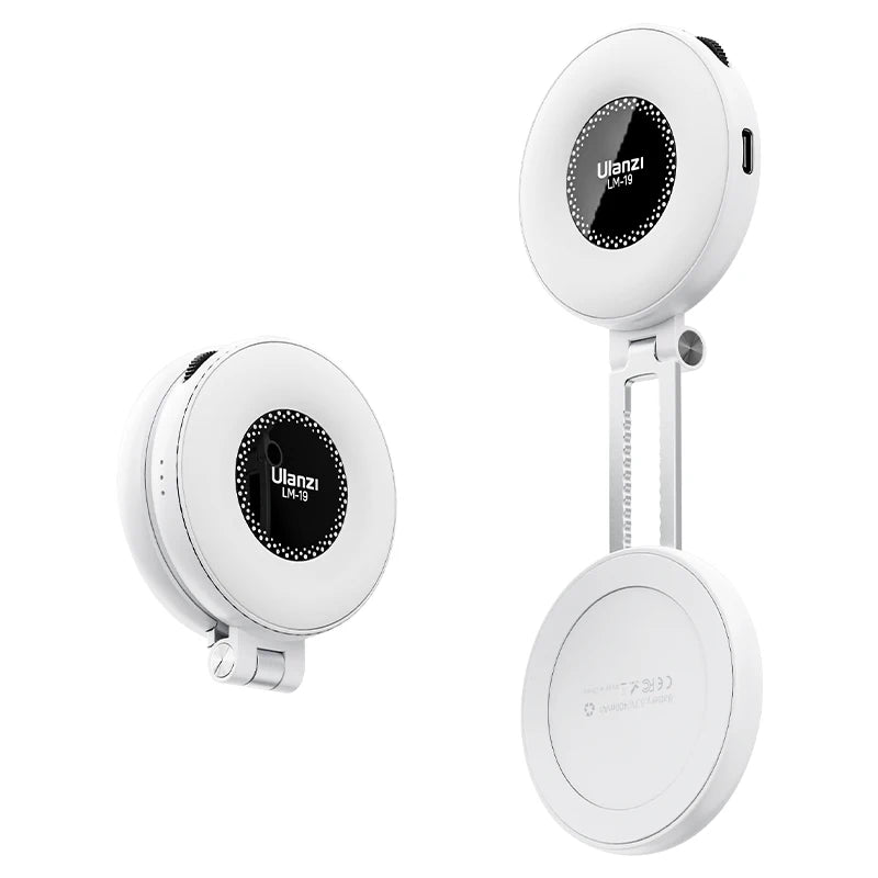 Ulanzi LM19 MagSafe Phone Fill Light — CRI 95+ Bi-Color for Vlogging