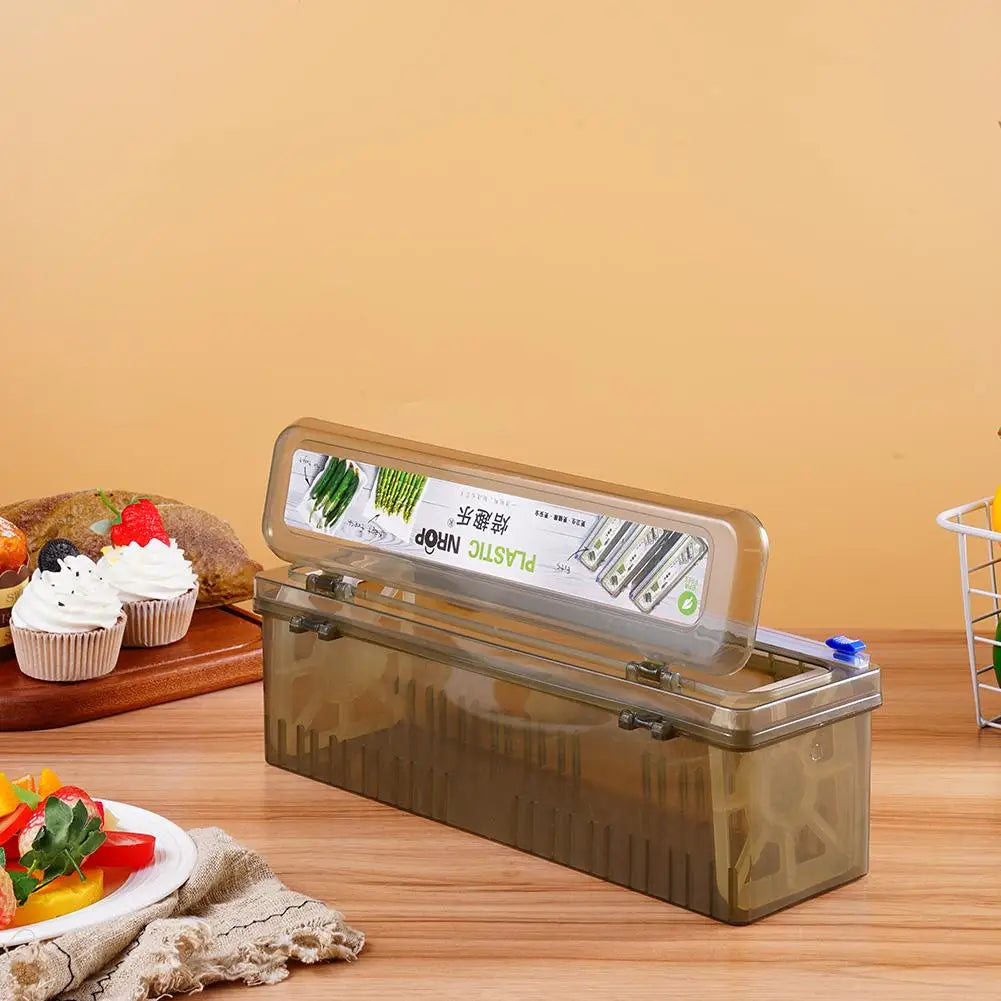 3-in-1 Kitchen Wrap Dispenser & Cutter — Foil, Cling Film & Wax Paper