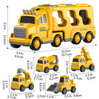 5 in 1 Truck Carrier Toy for Kids