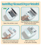 B2 Mini Printer Sticker Thermal Inkless Printer iOS Android Bluetooth Portable Printers Photo Printing Maker for iPhone Xiaomi