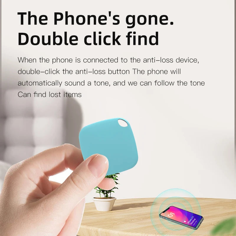 Bluetooth GPS Tracker Tag — Anti-Loss, Works with iPhone & Android