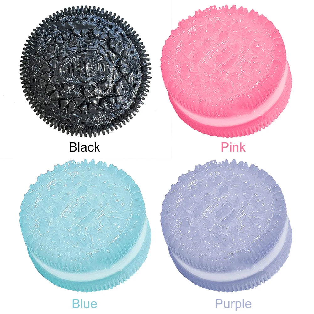 Big Oreo Biscuit Handmade Stress Relief Pinching Toy Kids Adults Anti-stress Ultra-Soft Oreo Fidget Decompression Squeeze Toy