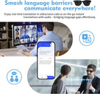 SENBONO AI Translator Smart Glasses With 8MP Camera Take Videos And Photo Sunglasses BT Call for Men Women 4K HD Fashion Glasses