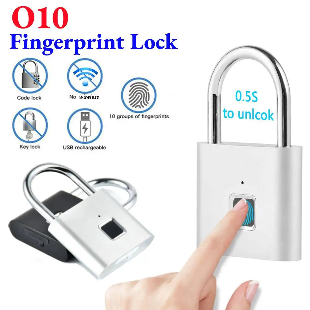 Smart Fingerprint Padlock Waterproof