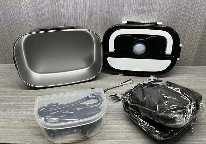 1.5L Electric Lunch Box Food Warmer — 60W Leak-Proof, Car & Home