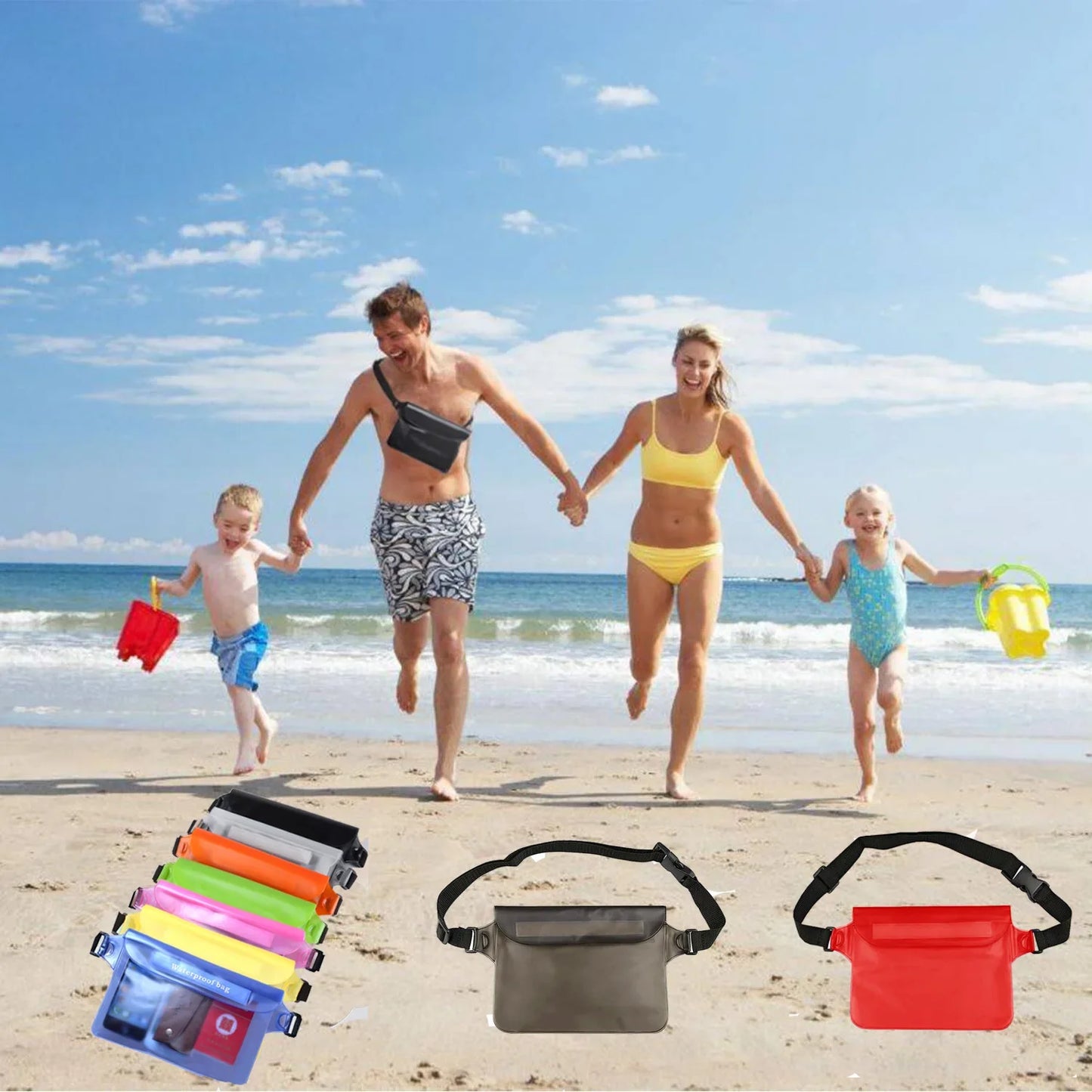 Waterproof Phone Pouch — Touchscreen, for Swimming, Diving & Drifting