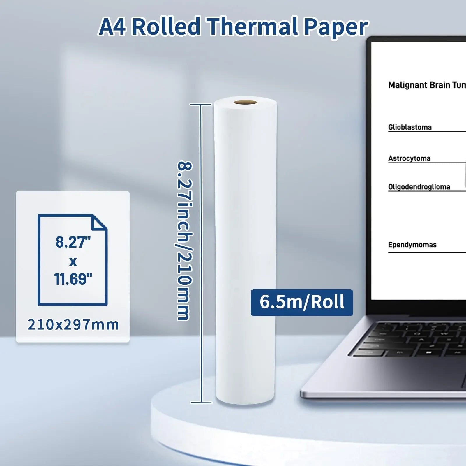 Phomemo A4 Thermal Paper Quick-Dry Continuous Printer Roll