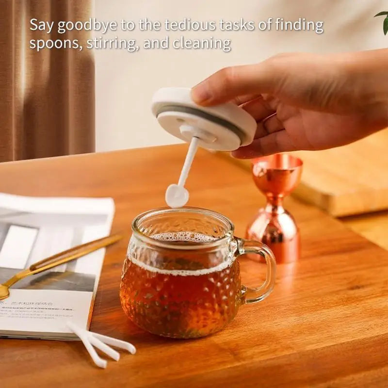 Self Stirring Mug Electric High Speed Mixing Cup Waterproof Glass Self Stirring Portable USB Rechargeable 350ml Electric Mixing