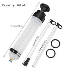  Fluid Extractor 500cc Oil Suction Pump for Cars & Engines