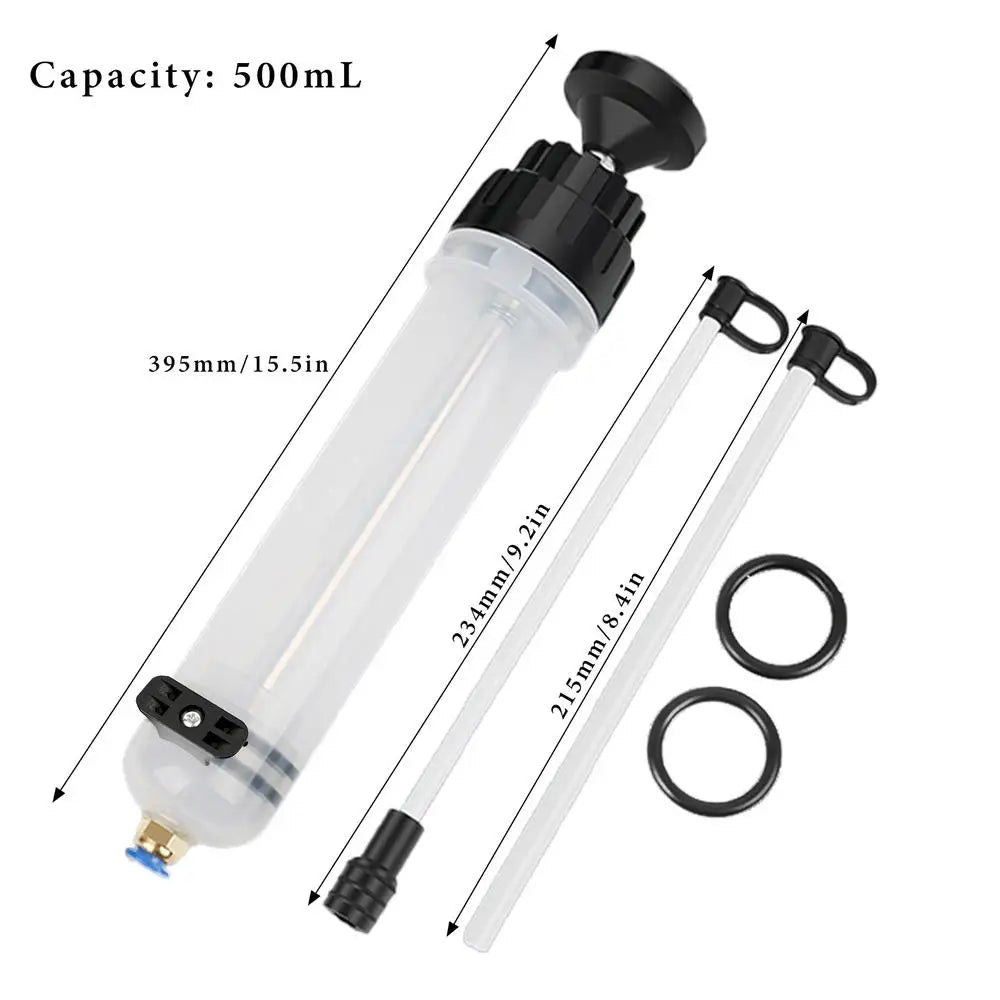  Fluid Extractor 500cc Oil Suction Pump for Cars & Engines