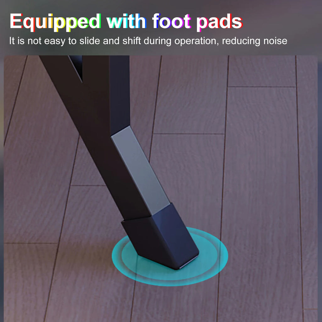 Gaming Desk, Ergonomic Computer Game Table with X-shaped Steel Legs, Sturdy PC Workstation Desk for Home Office with Cable Holes