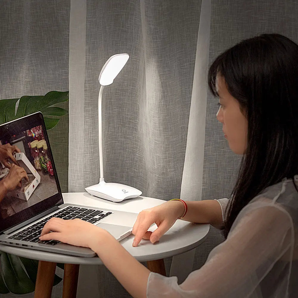 Multifunctional Portable LED Foldable Desk Lamp with USB Power Source for Nightlight Table Light, Adjustable Brightness and Fold